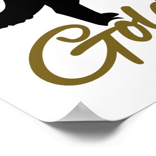 Golden Retriever Poster (Hoek)