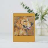 Golden Retriever-postkaart Briefkaart (Staand voorkant)