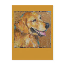 Golden Retriever-postkaart