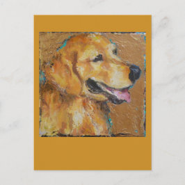 Golden Retriever-postkaart Briefkaart