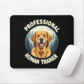Golden Retriever Professional Human Trainer Funny Muismat (Met muis)