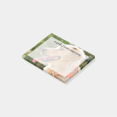 Golden Retriever profiel met tongen uit Post-it® Notes (Schuin)