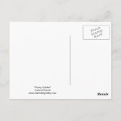 Golden Retriever Profile Dog Art Briefkaart (Achterkant)