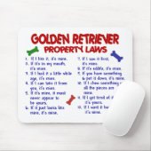 Golden Retriever Property Laws 2 Muismat (Met muis)