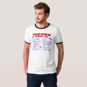 Golden Retriever Property Laws 2 T-shirt (Voorkant volledig)