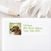Golden Retriever Pup Mailing Labels (Insitu)