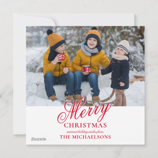 Golden Retriever Pup Spelen in Sneeuw Feestdagenkaart (Achterkant)