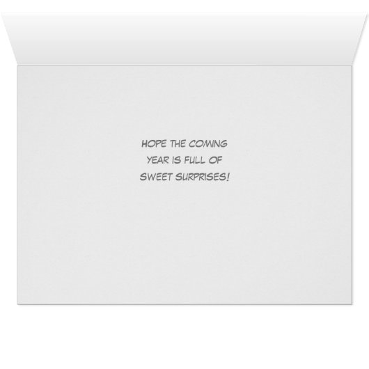 Golden Retriever-Puppies in mandje Birthday Card (Binenzijde Horizontaal (Onderkant))