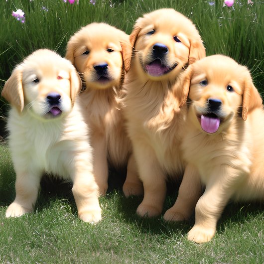 Golden Retriever Puppies Jigzaag Puzzle Legpuzzel