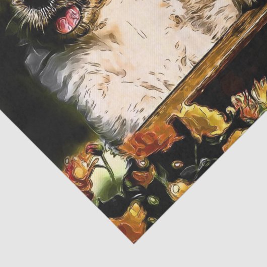 Golden Retriever Puppies Tissuepapier (Detail)