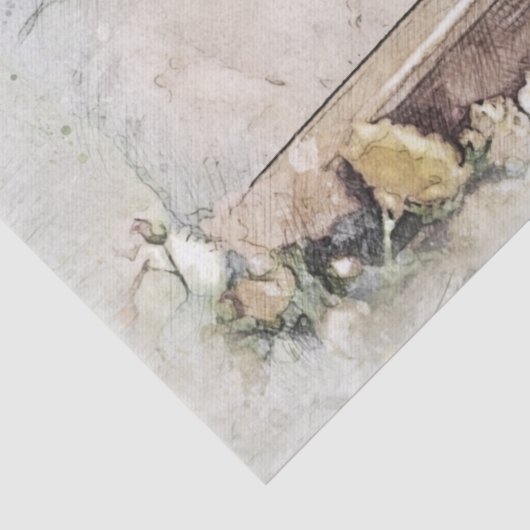 Golden Retriever Puppies Tissuepapier (Detail)