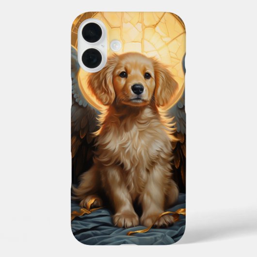 Golden Retriever puppy Angel Case-Mate iPhone Case (Achterkant)