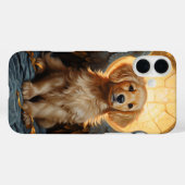 Golden Retriever puppy Angel Case-Mate iPhone Case (Achterkant (horizontaal))