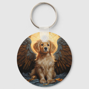 Golden Retriever puppy Angel Sleutelhanger
