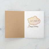 Golden Retriever Puppy Birthday Humor Kaart (Binnen)