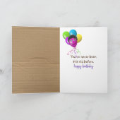 Golden Retriever Puppy Birthday Kaart (Binnen)