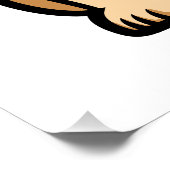 Golden Retriever Puppy Birthday Perfect Poster (Hoek)