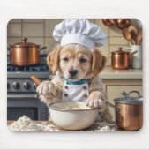 Golden Retriever Puppy Chef Muismat (Voorkant)
