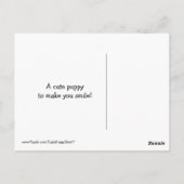 Golden Retriever Puppy Cuteness Level Briefkaart (Achterkant)