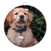 Golden Retriever Puppy Dartbord (Voorkant)