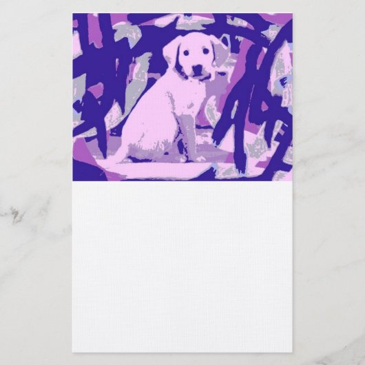 Golden Retriever Puppy Dog Briefpapier (Voorkant)
