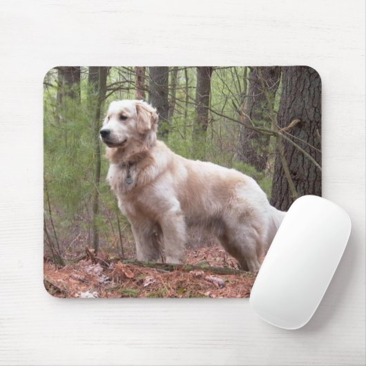 Golden Retriever Puppy Dog Mousepad Muismat (Met muis)