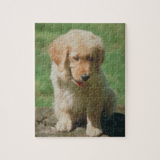 Golden Retriever Puppy Dog Puzzle Legpuzzel (Verticaal)