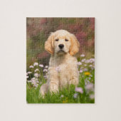 Golden Retriever puppy een schattige Goldie Legpuzzel (Verticaal)