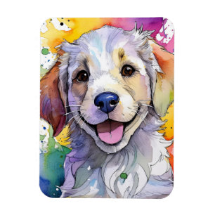 Golden Retriever Puppy Fotomagneet Magneet