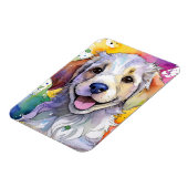 Golden Retriever Puppy Fotomagneet Magneet (Linkerzijde)