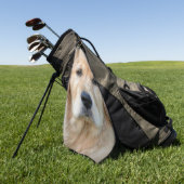 Golden Retriever Puppy Golfhanddoek (Groen)