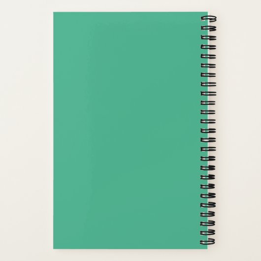 Golden Retriever Puppy - Groen - Notitieboek (Achterkant)