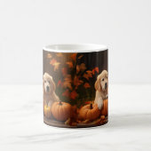 Golden Retriever Puppy Herfst Delight Pompoen Koffiemok (Center)