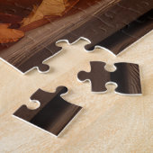 Golden Retriever Puppy Herfst Delight Pompoen Legpuzzel (Zijkant)