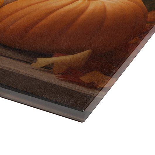 Golden Retriever Puppy Herfst Delight Pompoen Snijplank (Hoek)