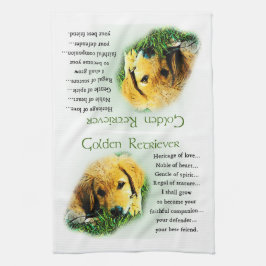 Golden Retriever Puppy Heritage Gifts Theedoek
