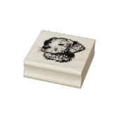 Golden Retriever Puppy Hondenras Hoofd Rubberstempel (Stempel)