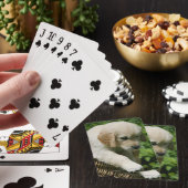 Golden Retriever Puppy in mandje Speelkaarten (Insitu)