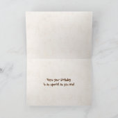 Golden Retriever Puppy in Touw lijst Verjaardag Kaart (Binnen)