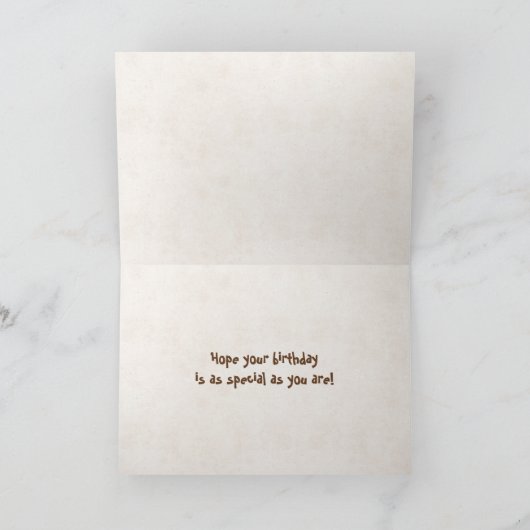 Golden Retriever Puppy in Touw lijst Verjaardag Kaart (Binnen)