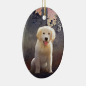 Golden Retriever Puppy Keramisch Ornament (Rechts)
