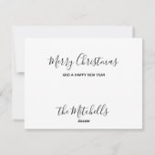 Golden Retriever Puppy Kerstmis Feestdagenkaart (Achterkant)