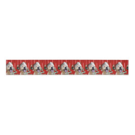 Golden Retriever Puppy Kerstmis Grosgrain Lint