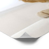 Golden Retriever Puppy kerstPoster Poster (Hoek)