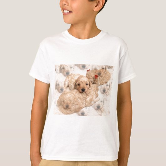 Golden Retriever Puppy Kind T-Shirt (Voorkant)