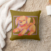 Golden retriever puppy kussen (Deken)