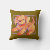 Golden retriever puppy kussen (Achterkant)