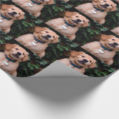 Golden Retriever Puppy lab dog Cadeaupapier (Hoek)