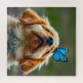 Golden Retriever Puppy Legpuzzel (Horizontaal)