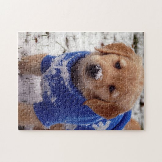 Golden Retriever Puppy Legpuzzel (Horizontaal)